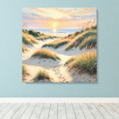 Toile Emplacements des dunes de sable (Insitu (Plancher de Bois))