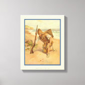 Toile Empreinte dans le sable 2 (Recto)