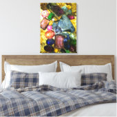 TOILE EMPREINTE DE GEMTONE DE BIJOUX ÉPARPILLÉS (Insitu(Chambre))