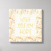 Toile Empreinte de léopard rose blanc or chic (Recto)