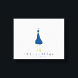 Toile Empreinte d'empreintes digitales Peacock Tail Mari<br><div class="desc">Laissez vos invités mariages vous aider à créer un souvenir mariage unique avec cette impression de toile enveloppée de mariage amusant. Il suffit de leur fournir un tampon d'encre verte pour qu'ils puissent ajouter leurs propres empreintes digitales ou empreintes digitales pour aider à créer une queue pour ce paon mignon....</div>