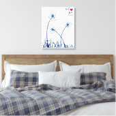 Toile empreinte digitale du mariage livre d'invités dand (Insitu(Chambre))