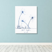 Toile empreinte digitale du mariage livre d'invités dand (Insitu (Plancher de Bois))