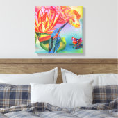 Toile Empreinte Kingfisher et Goldfish (Insitu(Chambre))