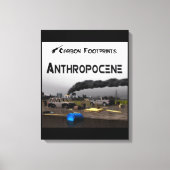 Toile Empreintes Carbone - Anthropocène (Recto)