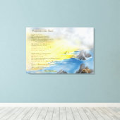 Toile Empreintes dans la peinture sur sable (Insitu (Plancher de Bois))