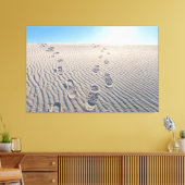Toile Empreintes dans le désert (Insitu(Salon))