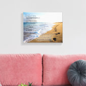 Toile Empreintes dans le poème de sable 10x8 (Insitu(Salon))