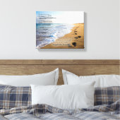 Toile Empreintes dans le poème de sable 10x8 (Insitu(Chambre))