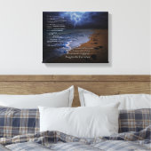 Toile Empreintes dans le poème de sable 10x8 (orage) (Insitu(Chambre))