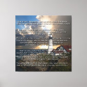 Toile Empreintes dans le sable (Recto)