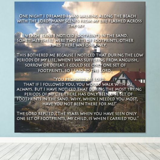 Toile Empreintes dans le sable (Insitu (Plancher de Bois))