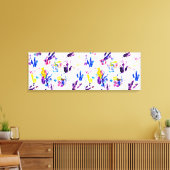 Toile empreintes de pingouin (Insitu(Salon))