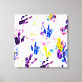 Toile empreintes de pingouin (Recto)