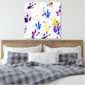 Toile empreintes de pingouin (Insitu(Chambre))