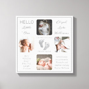 Toile Empreintes photos multiples photo garde-seins Canv