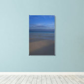 Toile Empreintes sur la plage (Insitu (Plancher de Bois))