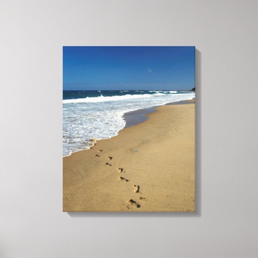 Toile Empreintes sur la plage, Mabibi, Thongaland (Recto)