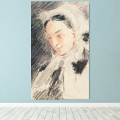 Toile Empress Eugénie (craie noire et rouge) (Insitu (Plancher de Bois))