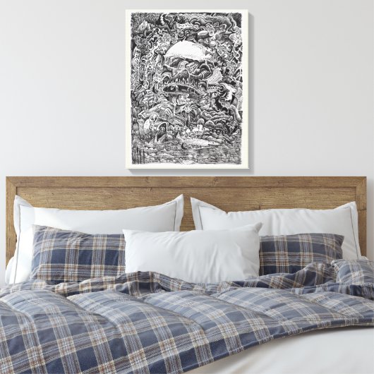 Toile En attendant le Maelstrom (Insitu(Chambre))