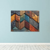 Toile en Bois Peint (Insitu (Plancher de Bois))