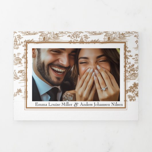 Toile en cuivre, Mariage triple (Page de couverture)