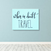 Toile En Doubt Travel (Insitu (Plancher de Bois))