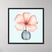Toile en fleur serène (Recto)