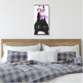 Toile en hentai noir et violet SingleZ "Make Me" (Insitu(Chambre))