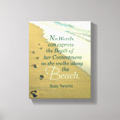 TOILE EN MARCHANT LE LONG DE LA PLAGE (Recto)