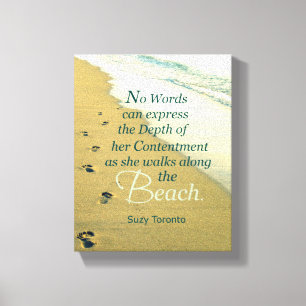 TOILE EN MARCHANT LE LONG DE LA PLAGE