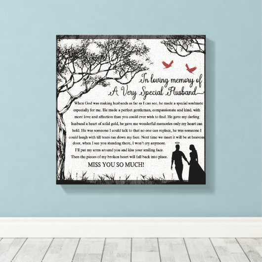 Toile En Mémoire Affectueuse/Mari (Insitu (Plancher de Bois))