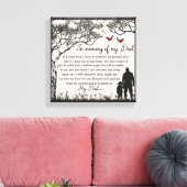 Toile En Mémoire Affectueuse/Papa (Insitu(Salon))