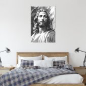 Toile en noir et blanc Jésus (Insitu(Chambre))
