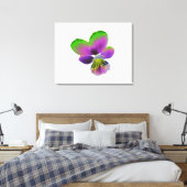 Toile en Pansy violet et vert (Insitu(Chambre))