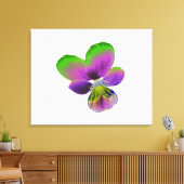 Toile en Pansy violet et vert (Insitu(Salon))