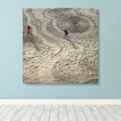 Toile en rond de sable #3 (Insitu (Plancher de Bois))