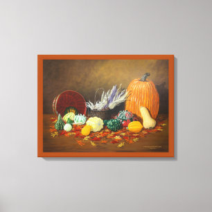 Toile « En saison » Nature morte d'art raffiné célébrant