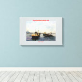 Toile En sortant à feaner/Saíndo à pêcher/Going fishing (Insitu (Plancher de Bois))