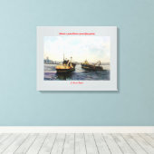 Toile En sortant à feaner/Saíndo à pêcher/Going fishing (Insitu (Plancher de Bois))