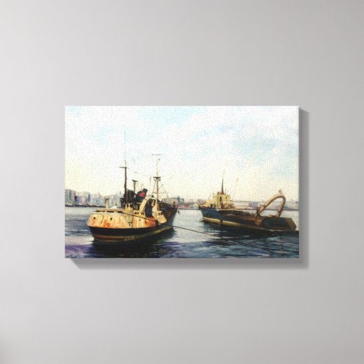 Toile En sortant à feaner/Saíndo à pêcher/Going fishing (Recto)