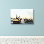 Toile En sortant à feaner/Saíndo à pêcher/Going fishing (Insitu (Plancher de Bois))