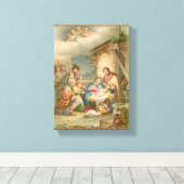 Toile en toile étirée de Jésus-Christ (Insitu (Plancher de Bois))