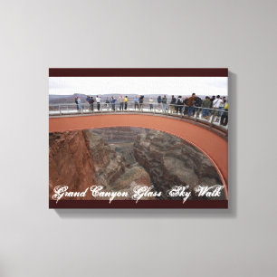 Toile en verre de Skywalk de canyon grand