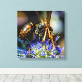 Toile encadrée « Bee Aware » 12" x 12", 1,5" (Insitu (Plancher de Bois))