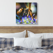 Toile encadrée « Bee Aware » 12" x 12", 1,5" (Insitu(Chambre))