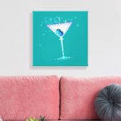 Toile encadrée BLUE MARTINI (Insitu(Salon))