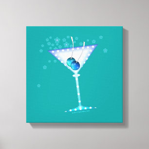 Toile encadrée BLUE MARTINI