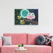 Toile encadrée d'art mural Midnight Owl (Insitu(Salon))