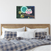 Toile encadrée d'art mural Midnight Owl (Insitu(Chambre))